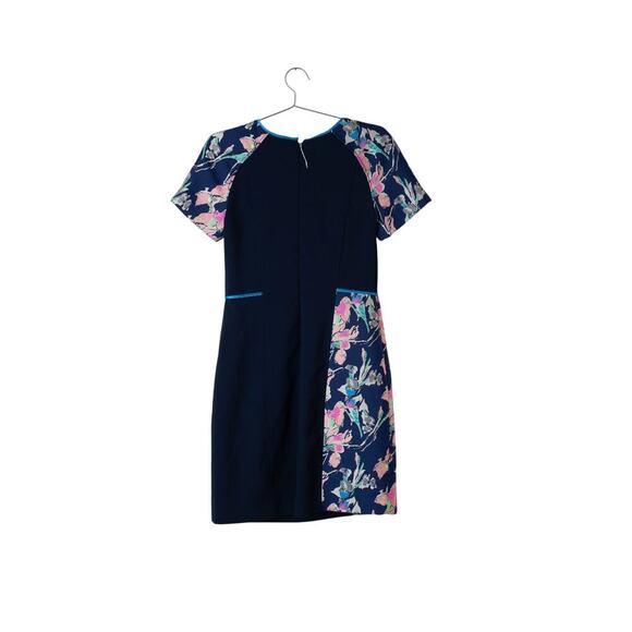 Jason Wu x RTR  Navy Floral Sheath - Size 0 - Picture 4 of 10